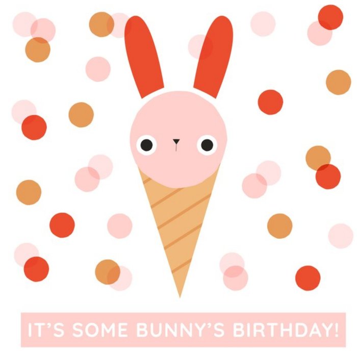 Cute Its Some Bunnys Birthday Card