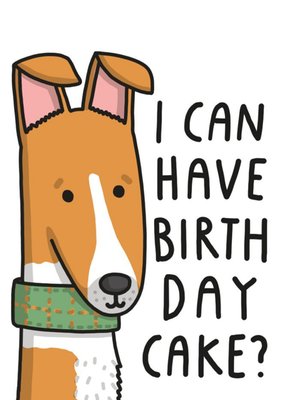 Illustration Of A Dog Birthday Card
