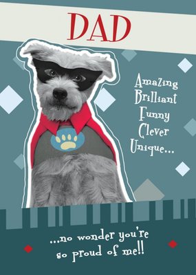 Father's day dog card