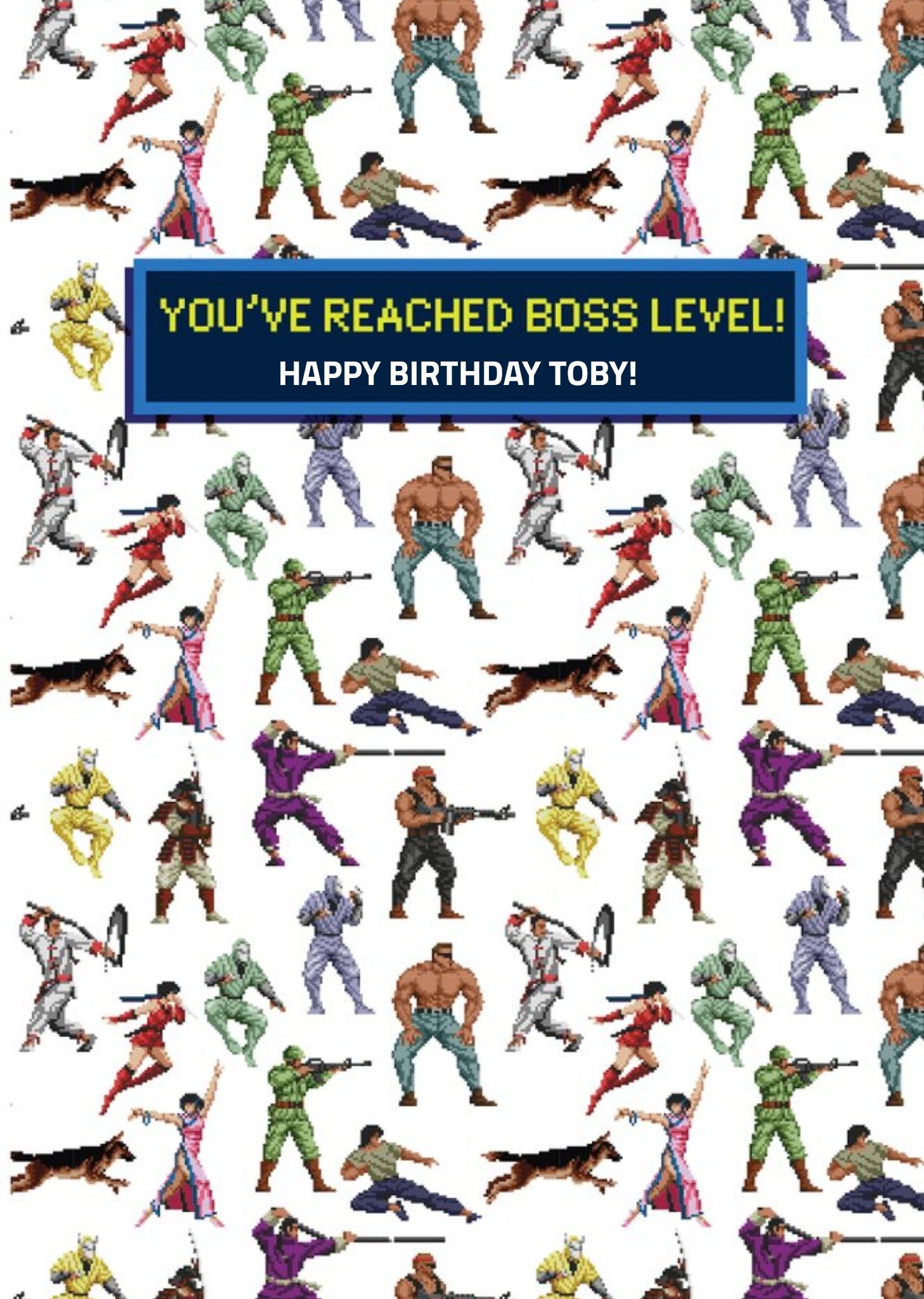 Other Sega Revenge Of Shinobi You Have Reached Boss Level Happy Birthday Card Ecard
