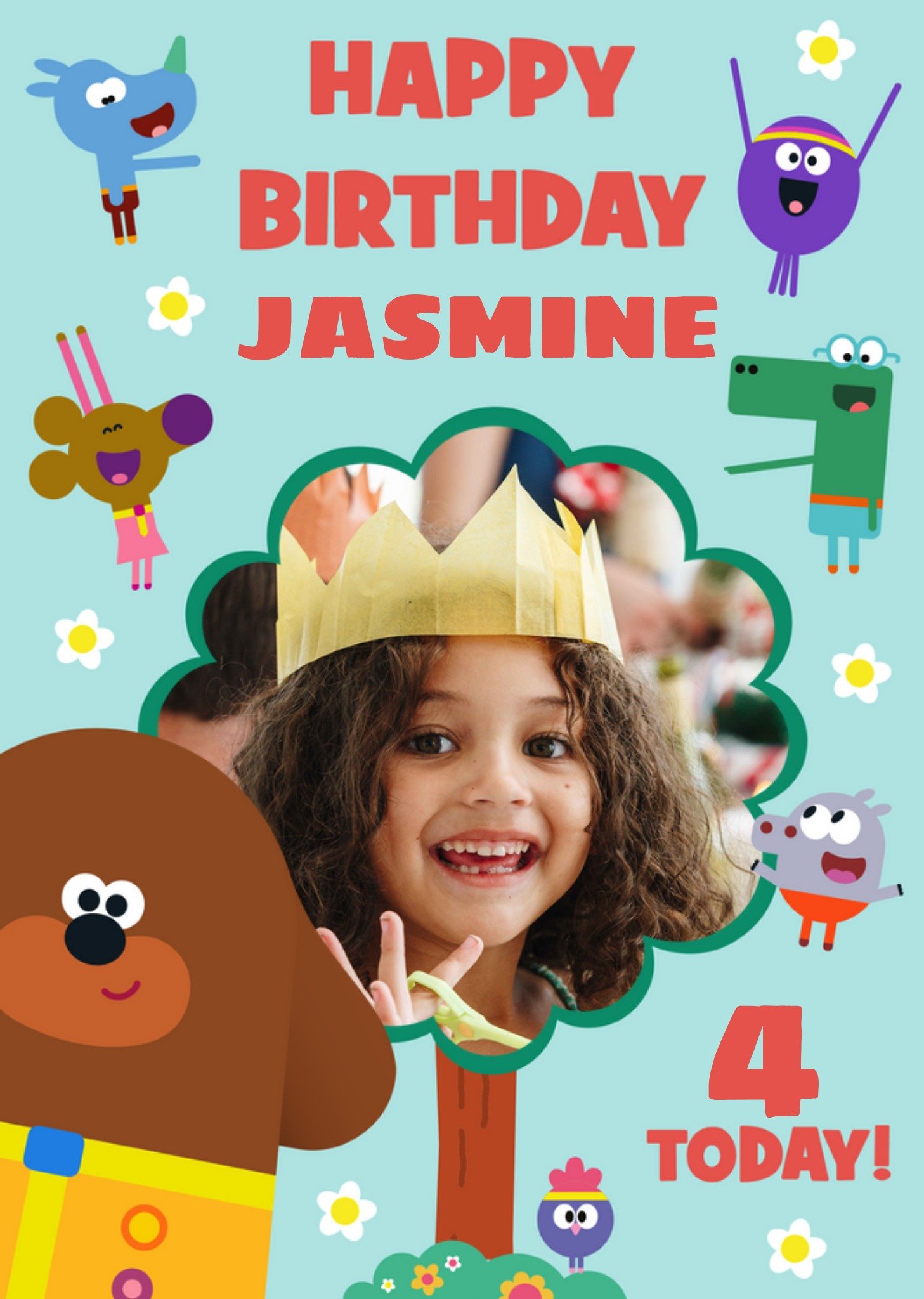 Hey Duggee Happy Birthday Tree Photo Upload Card Ecard