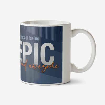 Striking Bold Pattern Design 21 Years Of Being Epic And Awesome Mug