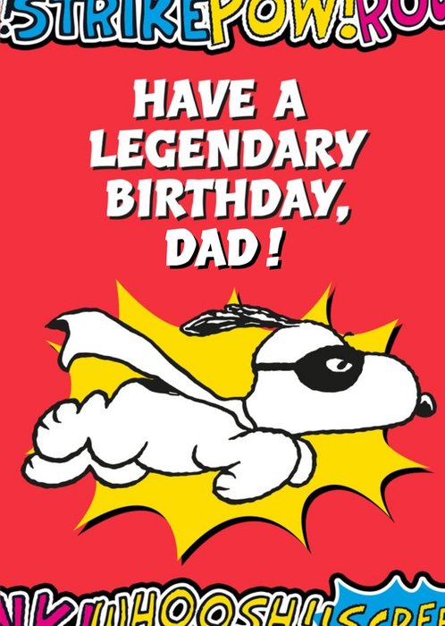 Peanuts Have a Legendary Birthday Card