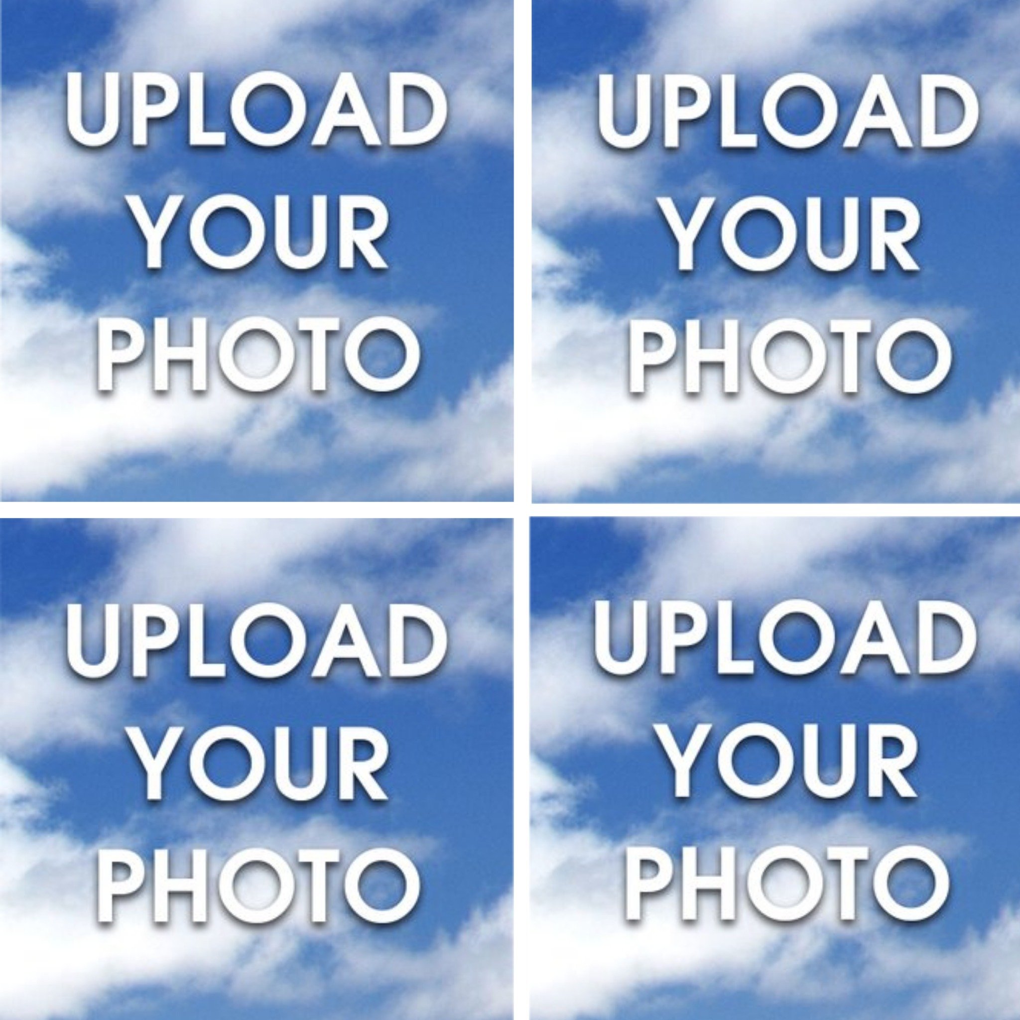 Create Your Own - Photo Upload Card, Square