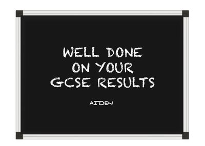 Chalkboard GCSE Results Congratulations Card