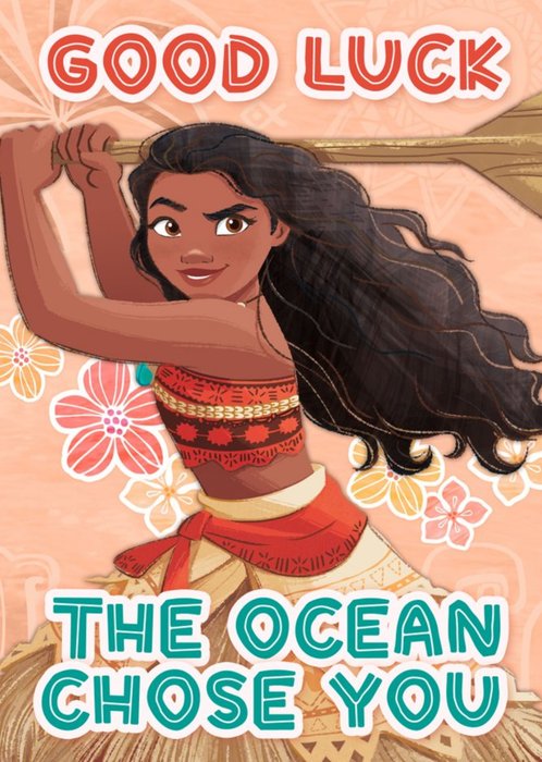 Disney Princess Good Luck The Ocean Chose You Card | Moonpig