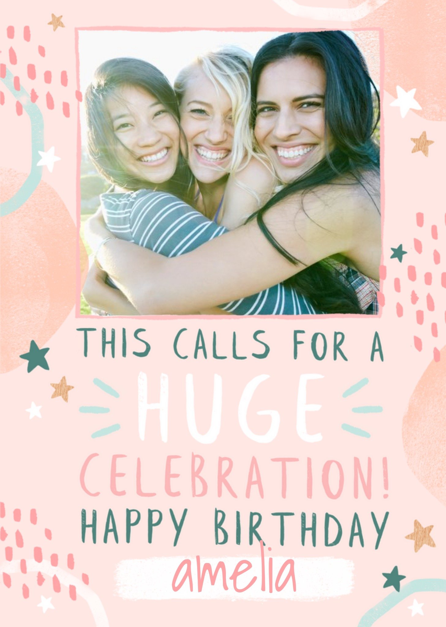 This Calls For A Huge Celebration Photo Upload Birthday Card Ecard