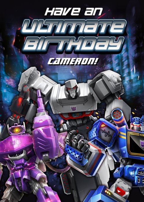 Transformers Have An Ultimate Birthday Card