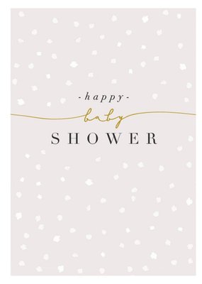 GUK Snow Cute Baby Shower Card