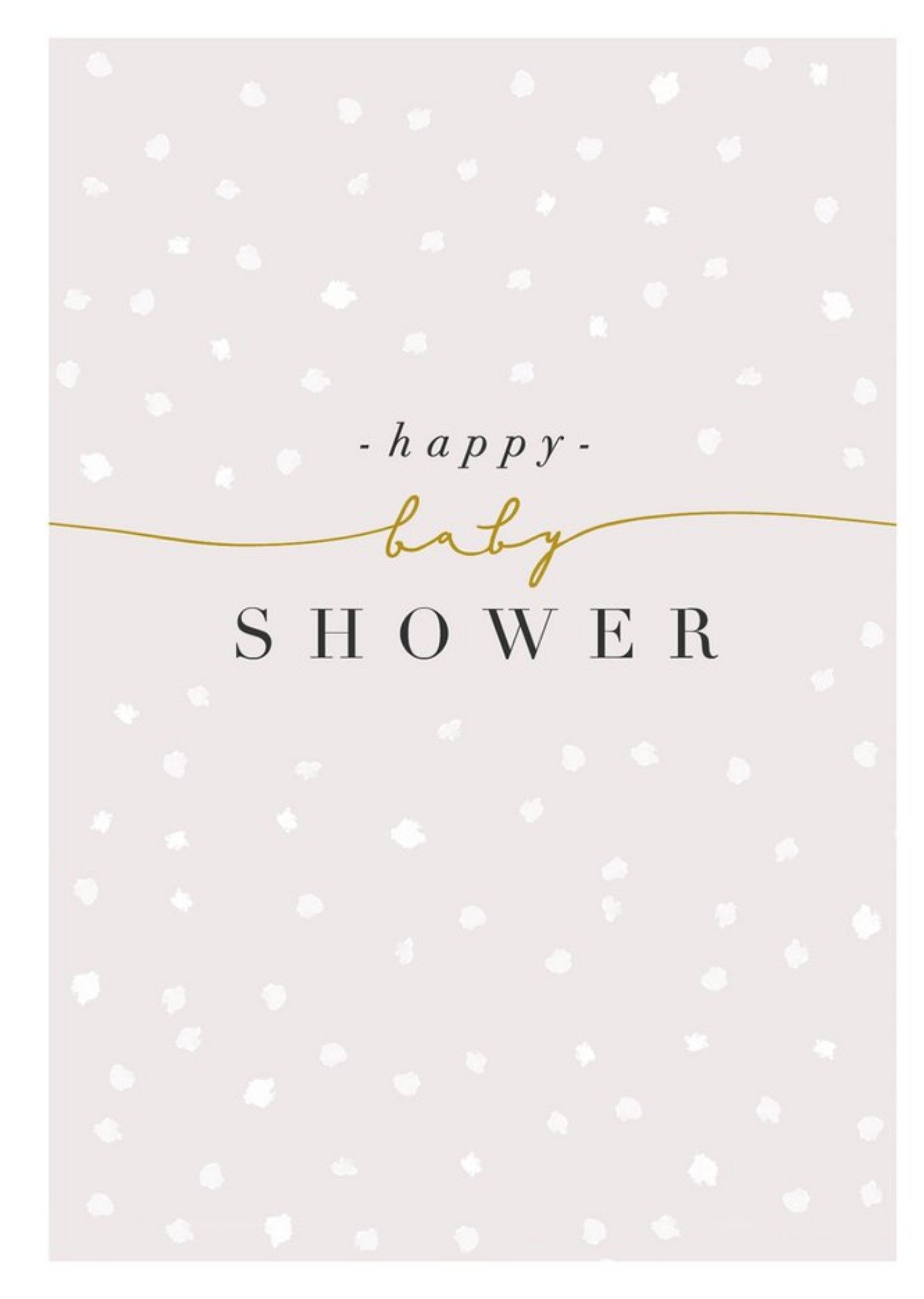 Friends Guk Snow Cute Baby Shower Card Ecard