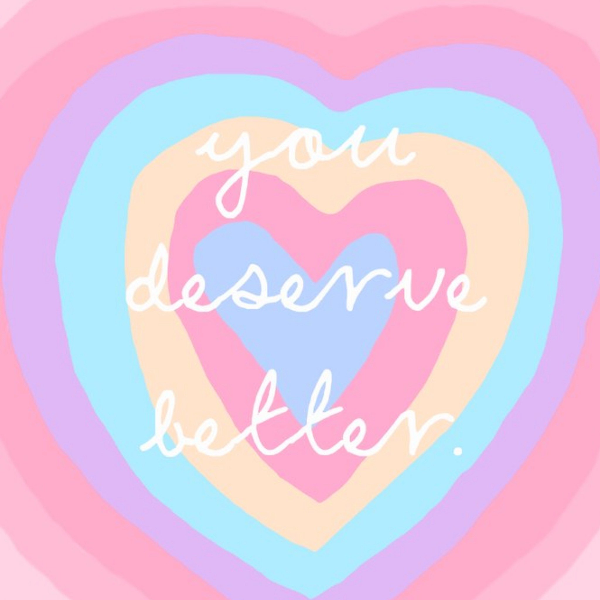 You Deserve Better Personalised Thinking Of You Card, Square