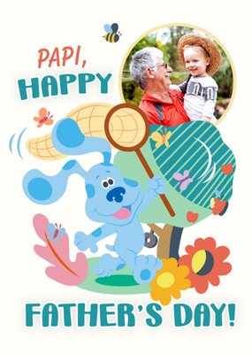 Blue's Clues Fathers Day Photo Upload Card