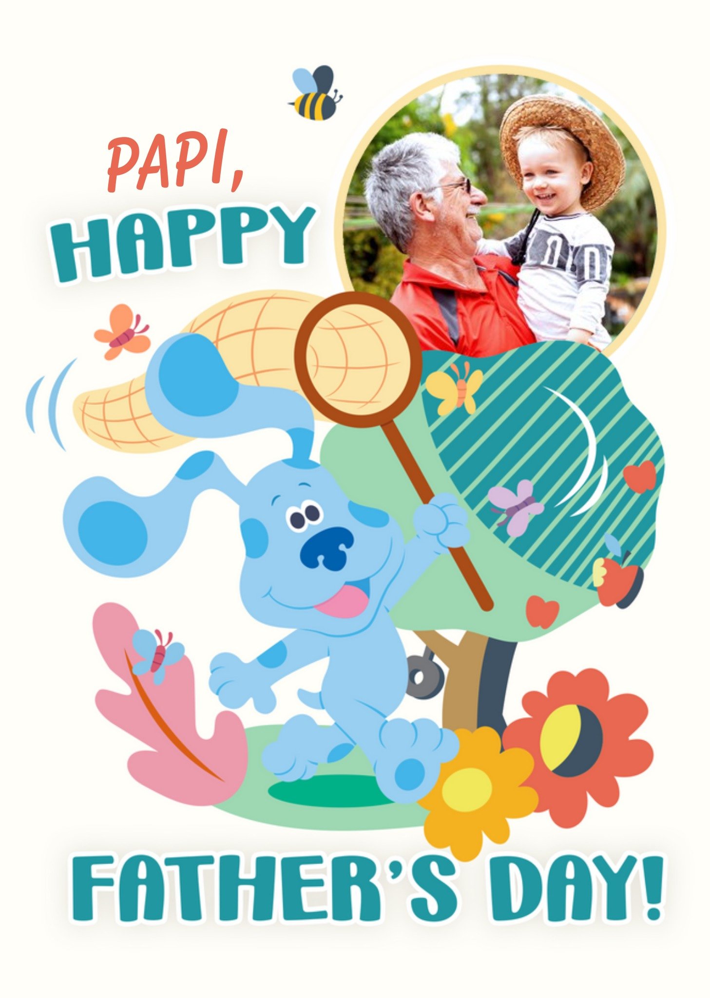 Nickelodeon Blue's Clues Fathers Day Photo Upload Card Ecard