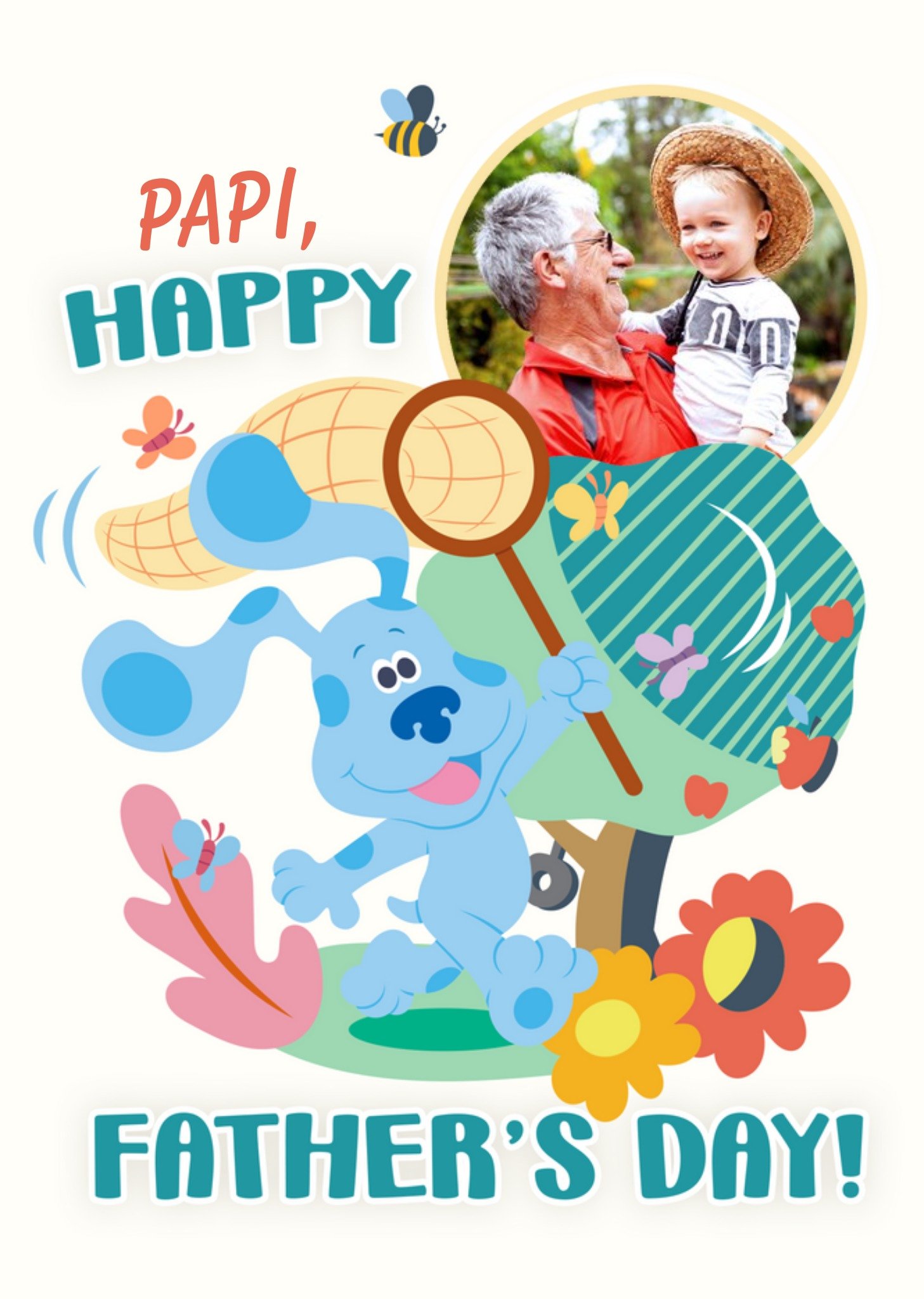 Nickelodeon Blue's Clues Fathers Day Photo Upload Card