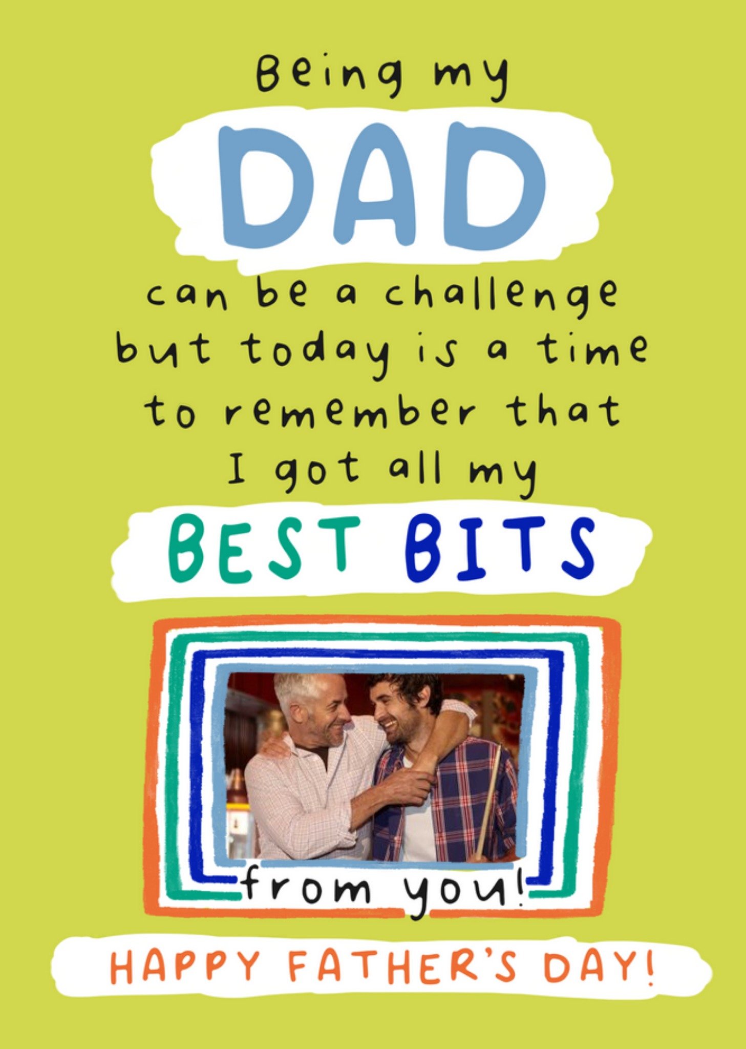 Father's Day Photo Upload Card Ecard