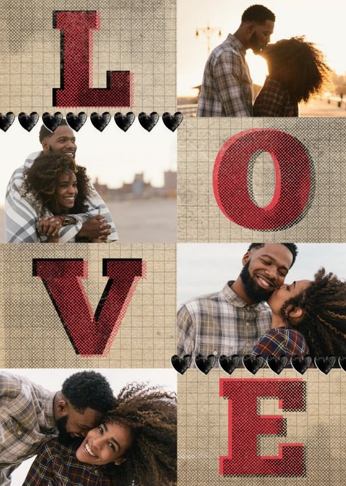Love Letters Personalised Photo Upload Happy Valentine's Day Card