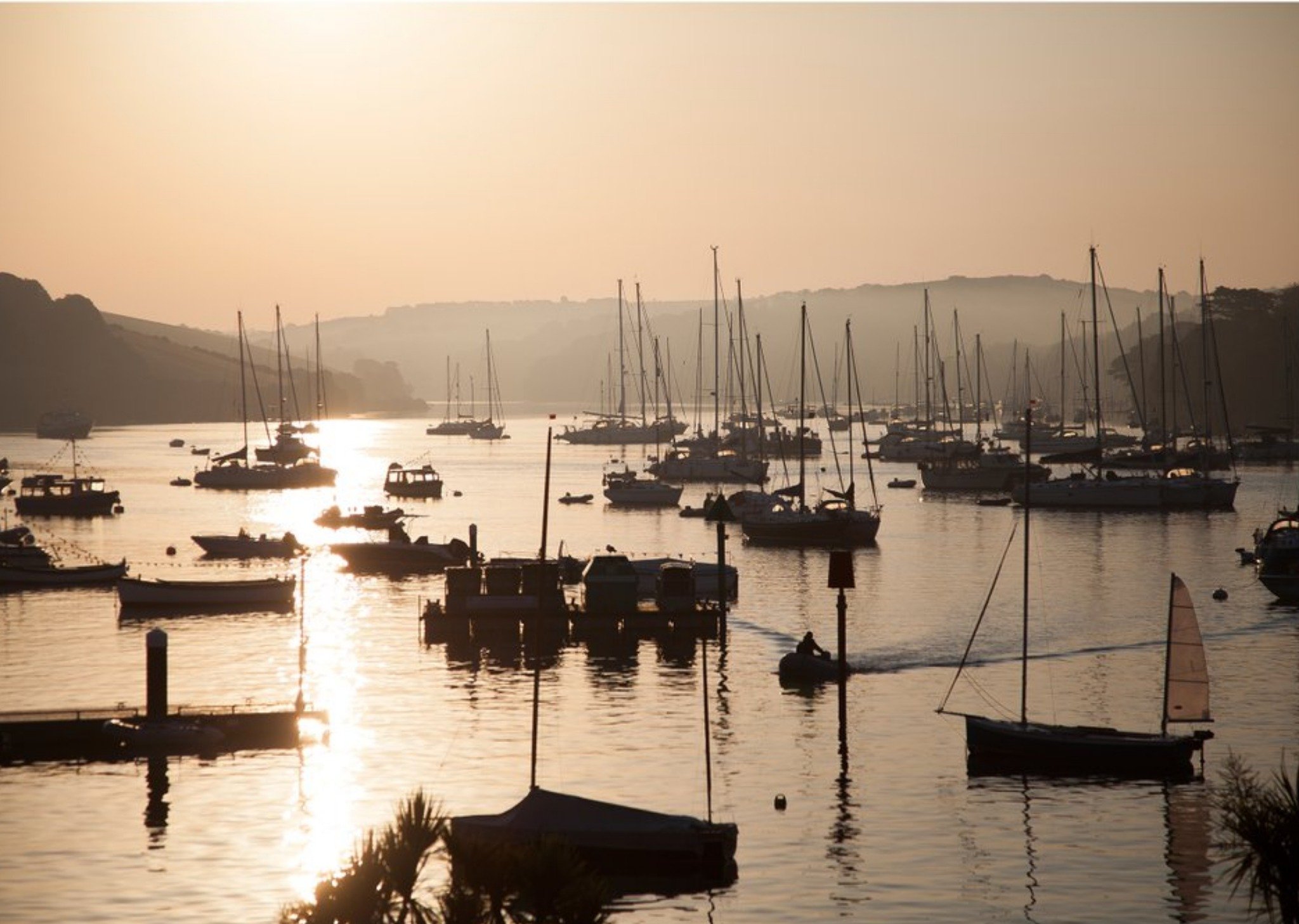 Photo Of Sunrise Sail Boats Card Ecard