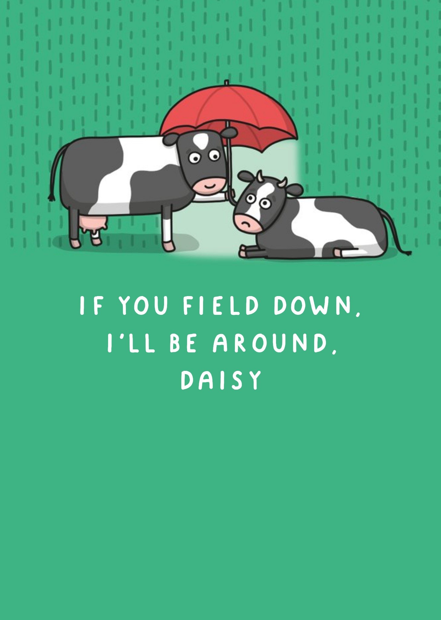 Moonpig If You Field Down Pun Card, Large