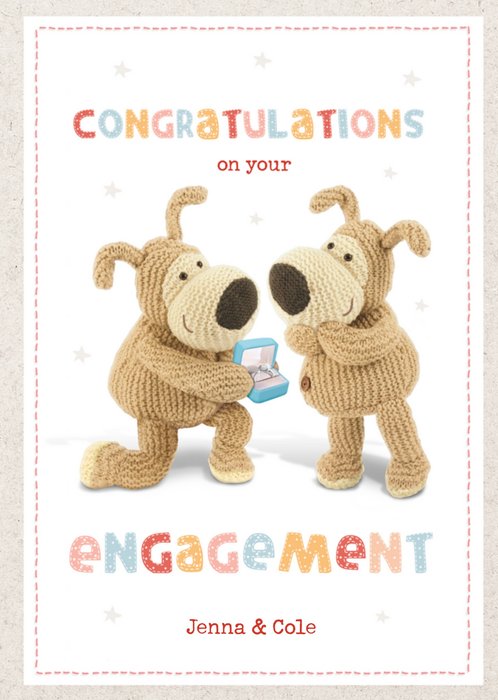 Boofle Congratulations On Your Engagement Card
