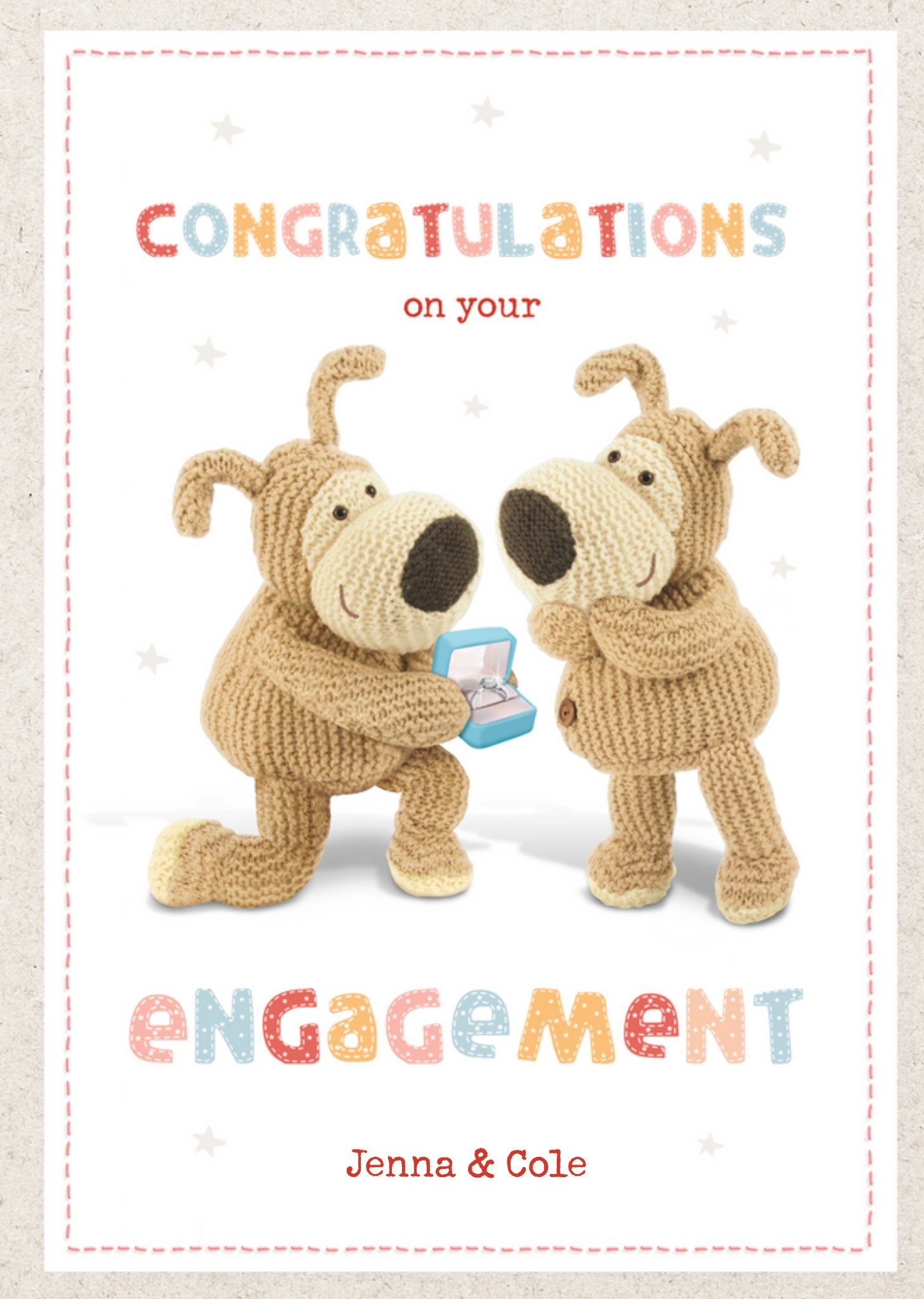 Boofle Congratulations On Your Engagement Card Ecard