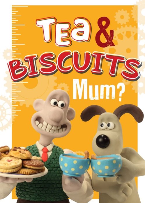 Wallace And Gromit Tea And Biscuits Mum
