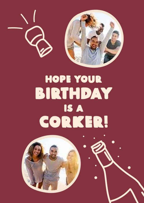 Beyond Words Birthday Boyfriend Brother Funny Corker Photo Upload Australia Card