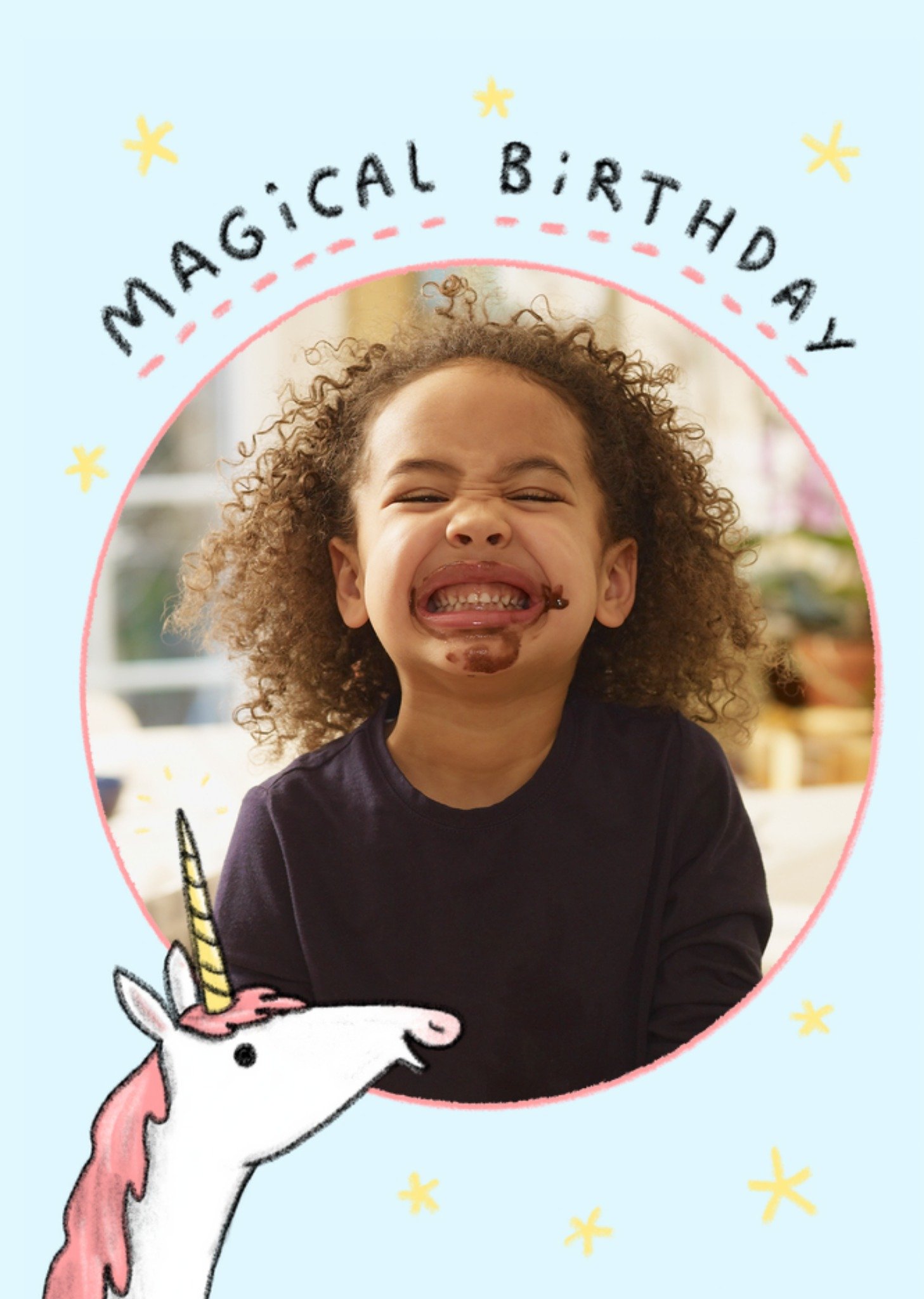 Felt Studios Cute Magical Birthday Unicorn Card Ecard