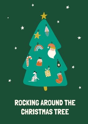 Rocking Around The Christmas Tree Christmas Card