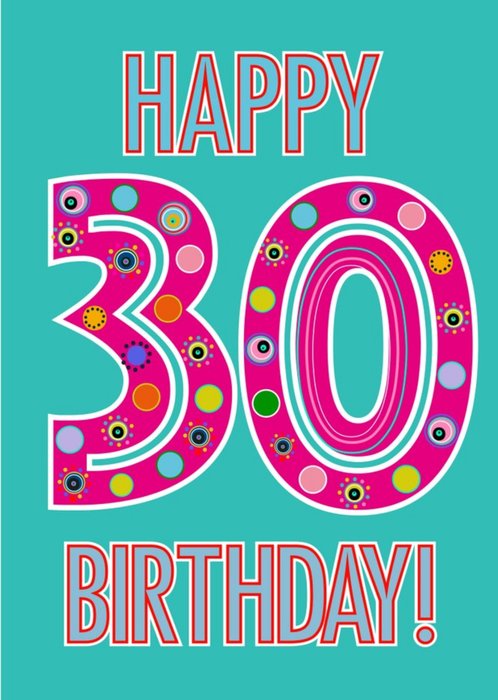 Happy 30th Birthday Card | Moonpig