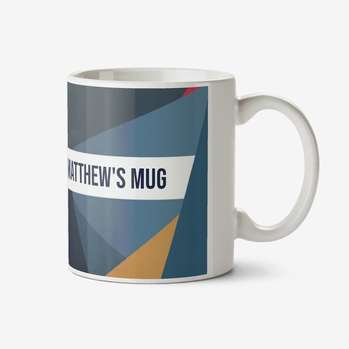 Graphic Pattern Personalised Mug