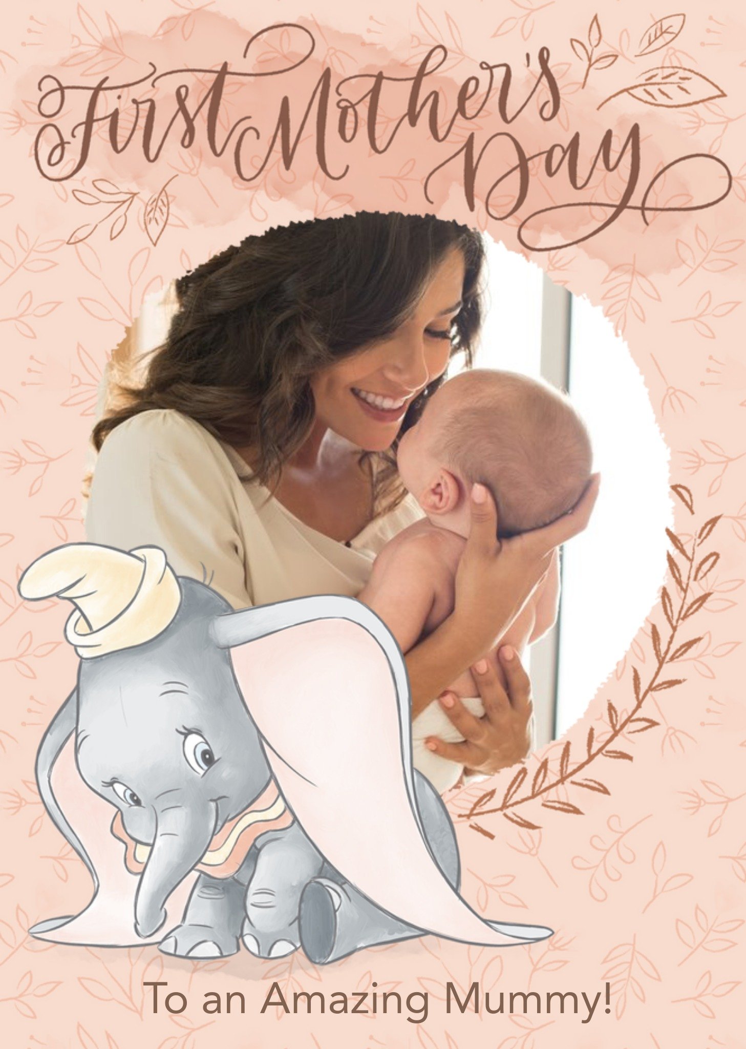 Disney Dumbo Happy First Mother's Day Photo Card Ecard