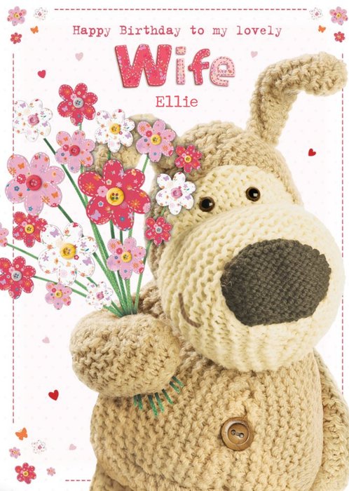 Boofle Happy Birthday To My Lovely Wife Card