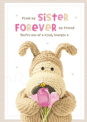 Boofle First My Sister, Forever My Friend Card