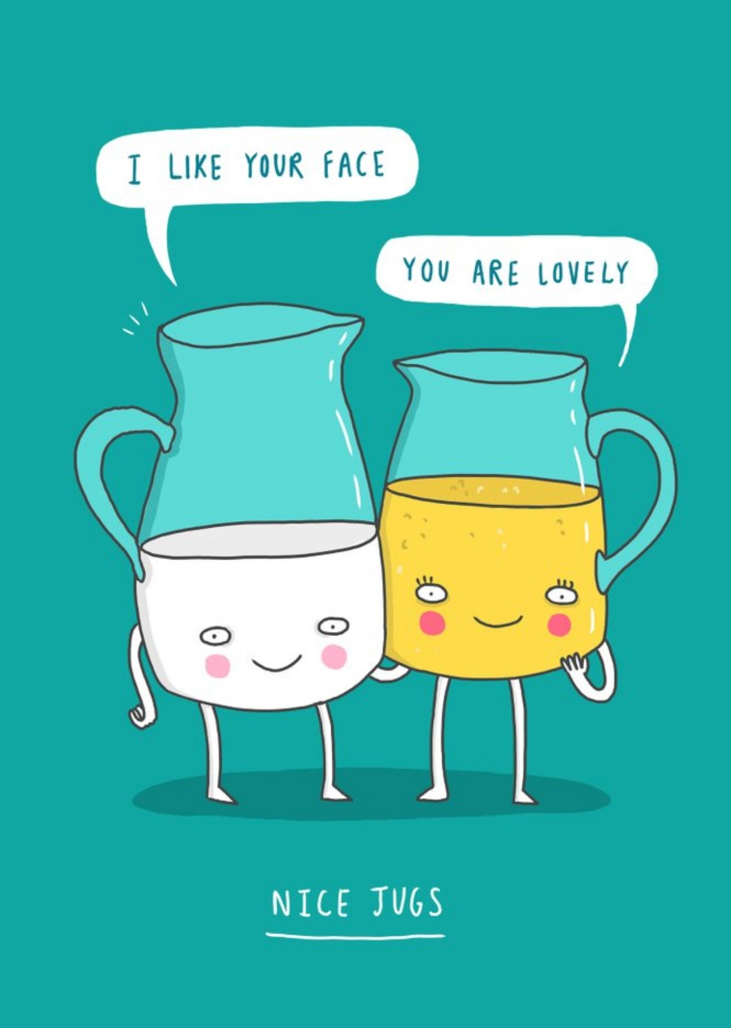 Nice Jugs Funny Card