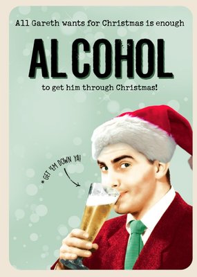 Enough Alcohol For Christmas Card
