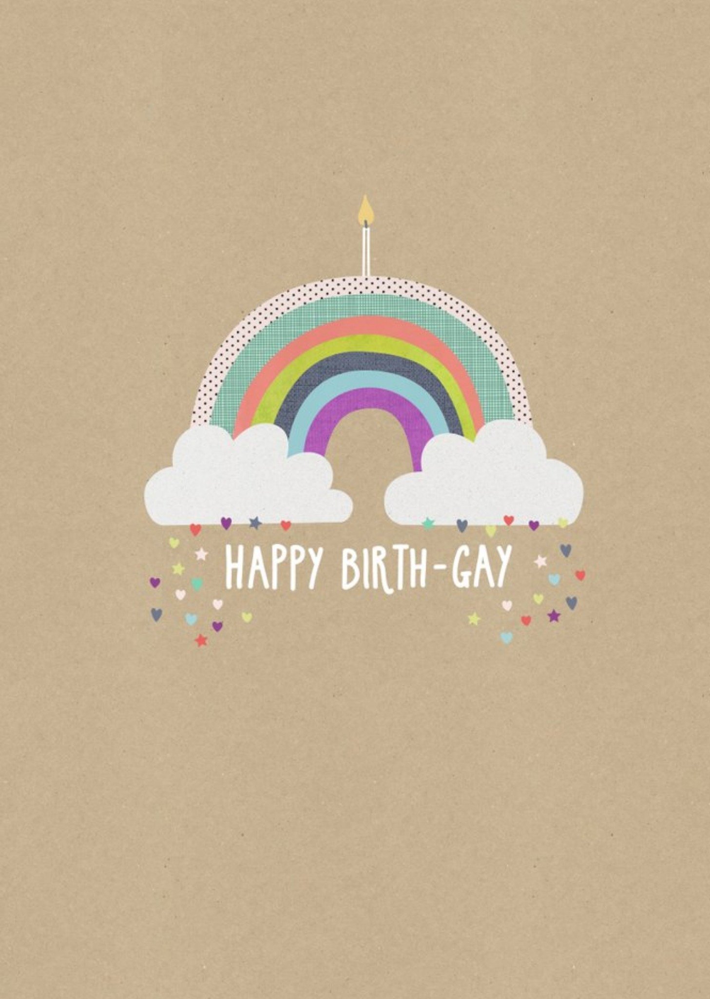 Happy Birth-Gay - Pride Greetings Birthday Card Ecard