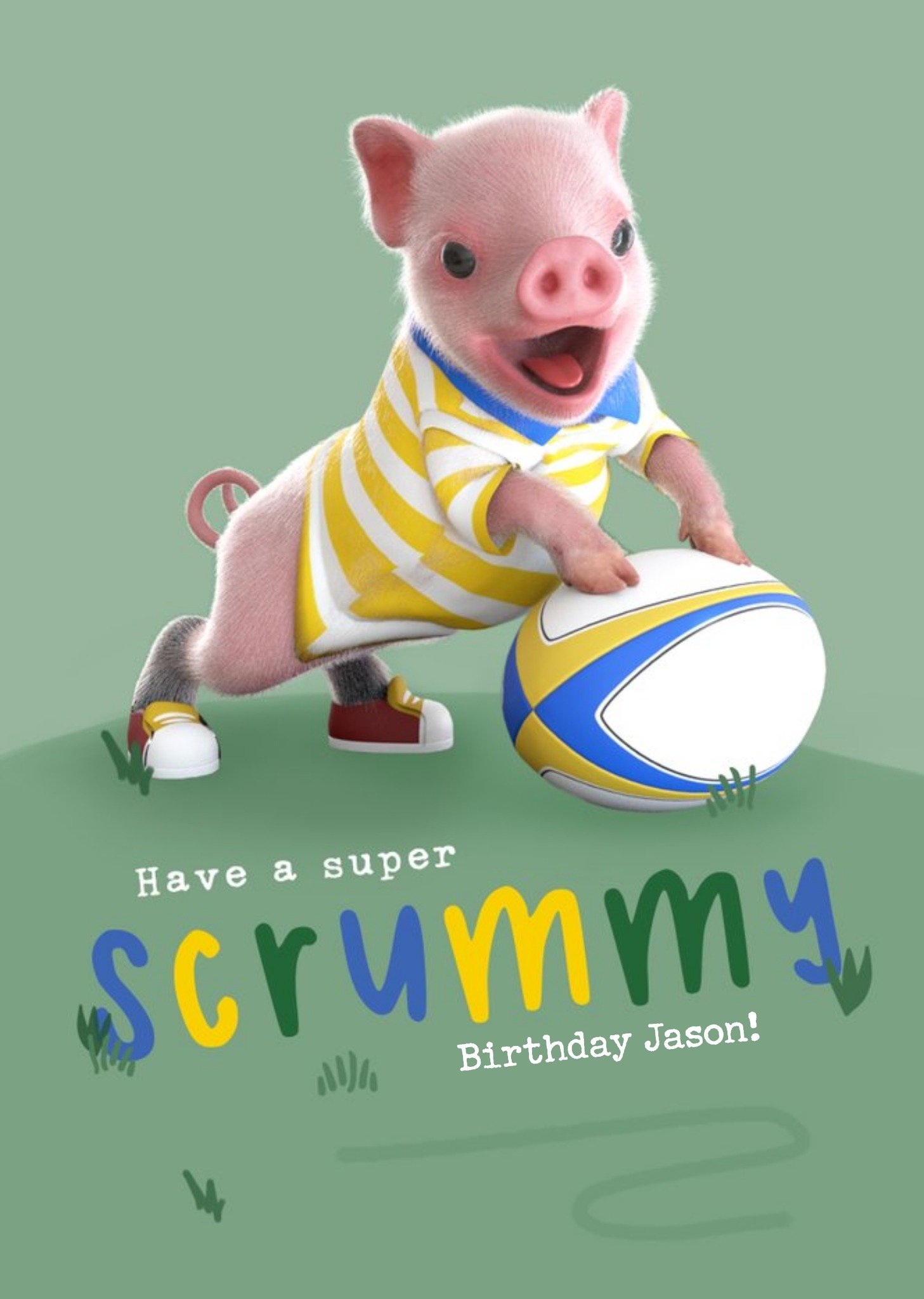 Moonpig Exclusive A Super Scrummy Birthday Moonpigs Card, Large