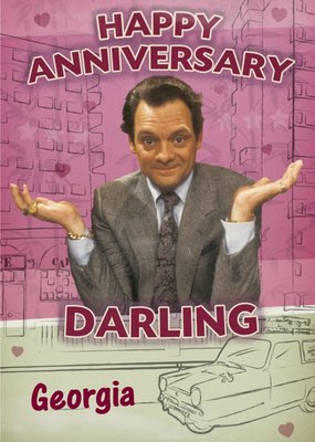 Personalised Only Fools And Horses Happy Anniversary Card