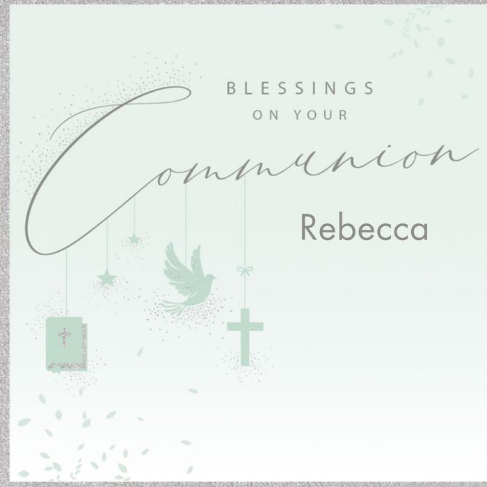 Clintons Blessing On Your Communion Card
