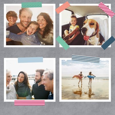 Instant Photo Style Multi-Photo Card