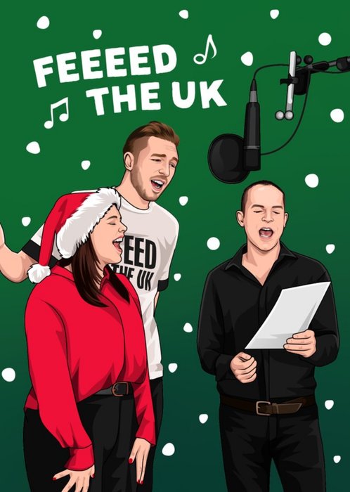 Feeeed The UK! Christmas Card