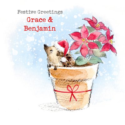 Festive Greetings Christmas Card