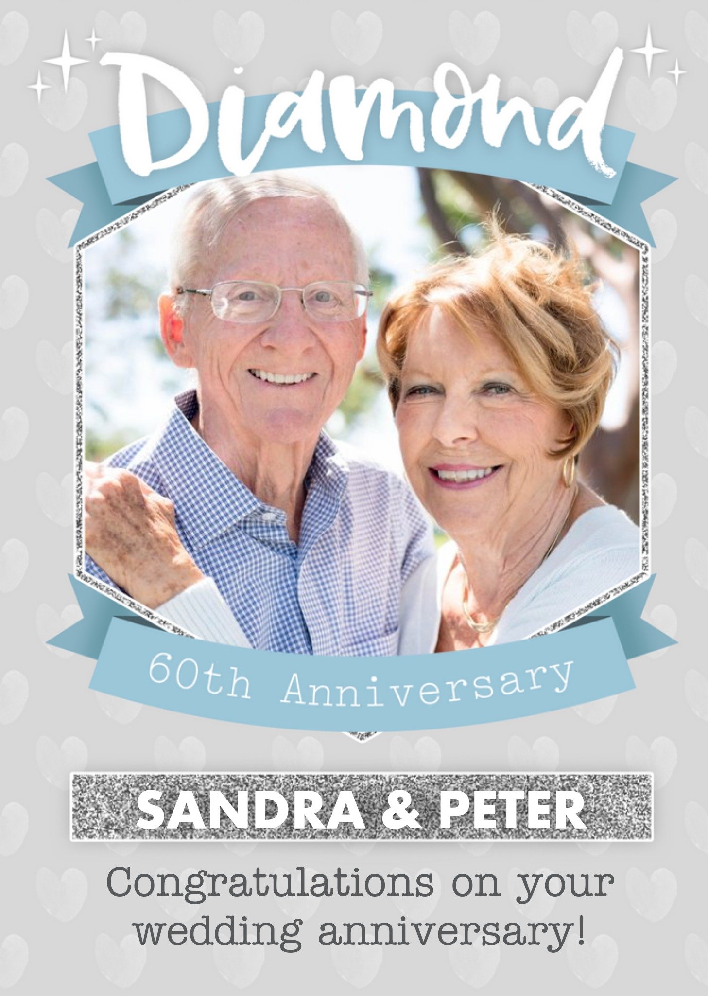 Diamond 60th Anniversary Card