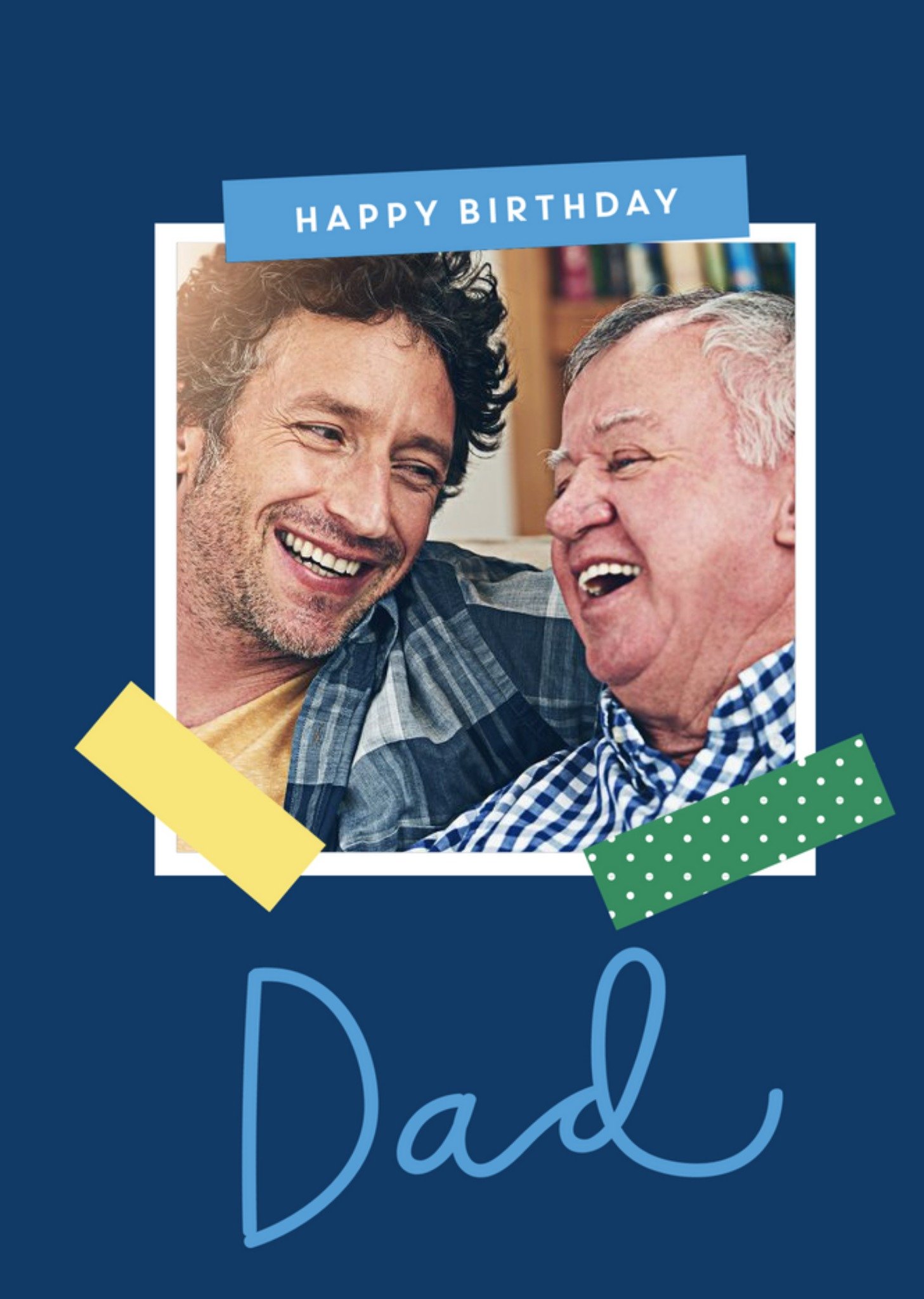 Dad Photo Upload Birthday Card