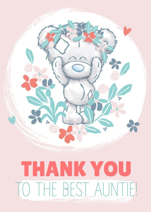 Me To You Tiny Tatty Teddy To The Best Autie Thank You Card