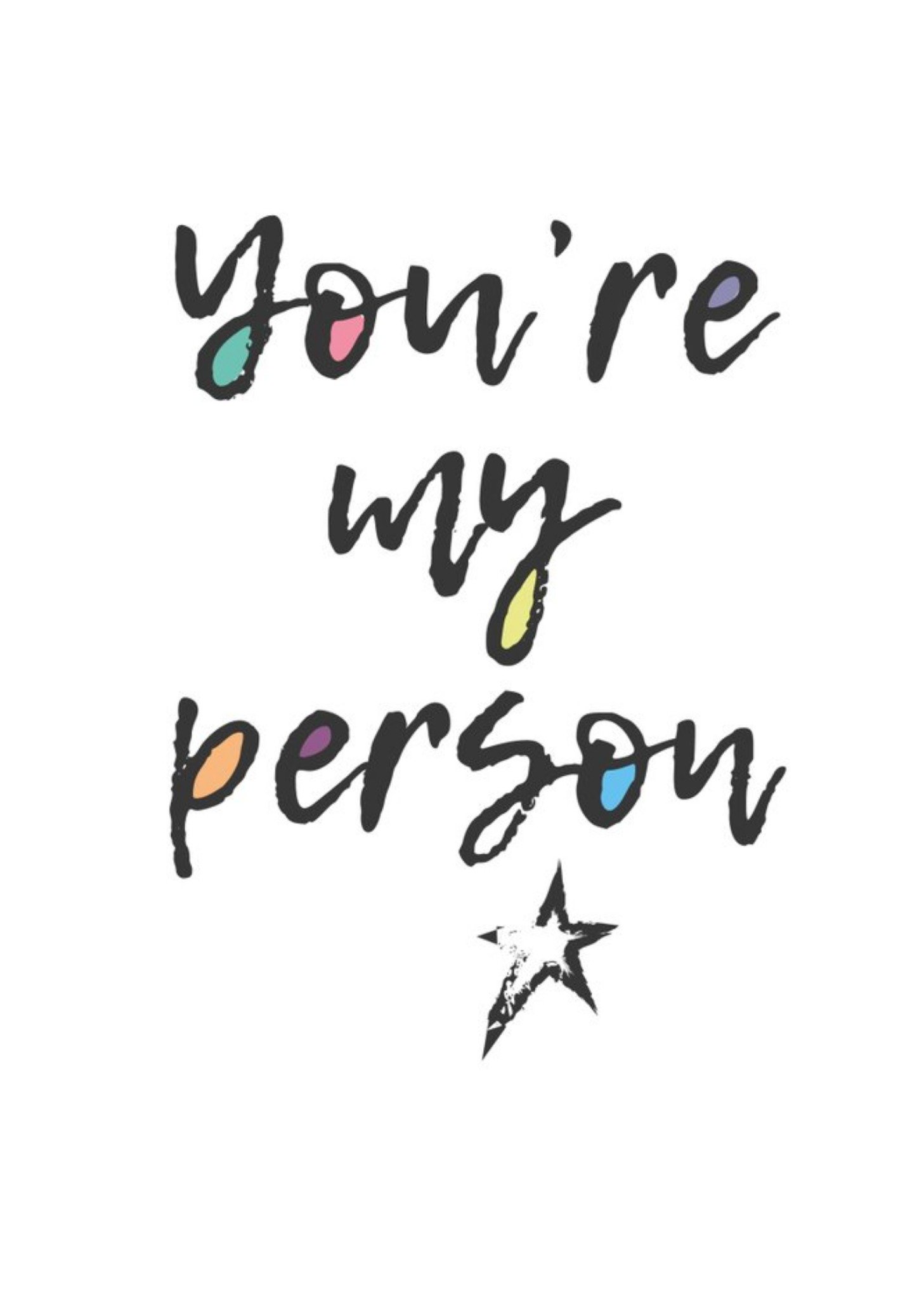 Moonpig You Are My Person Card, Large