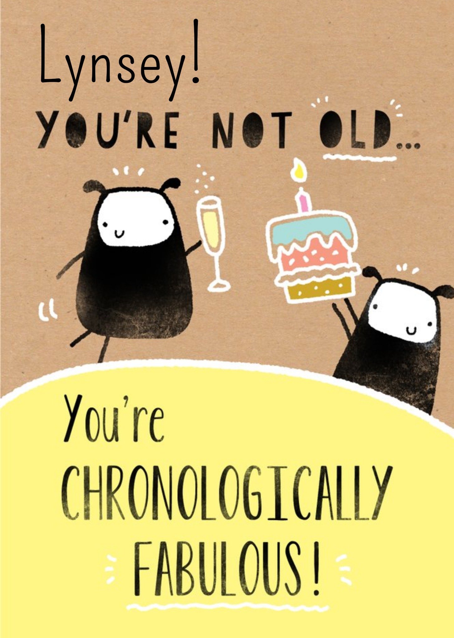 Deeply Sheeply Funny Old Age Birthday Card Ecard