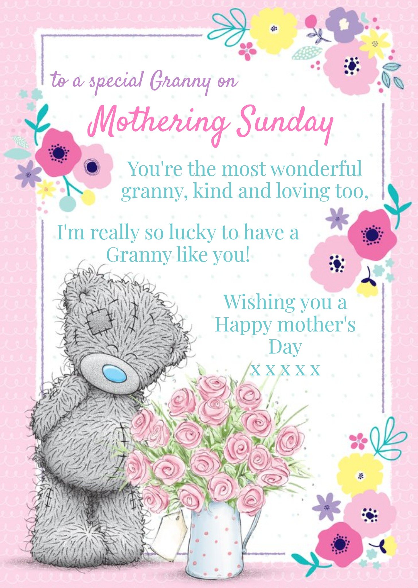 Me To You Tatty Teddy Grandma Mothers Day Card Ecard