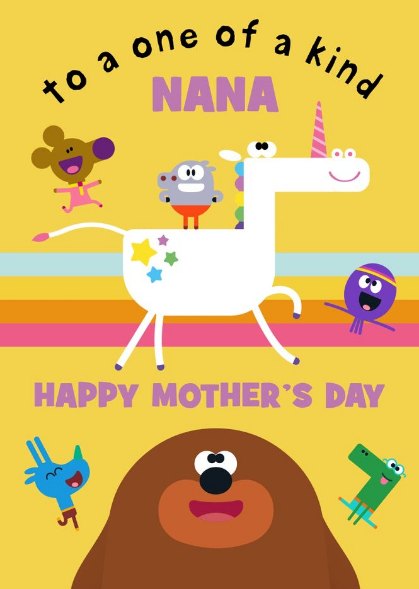 Hey Duggee One Of A Kind Nana Mother's Day Card Ecard