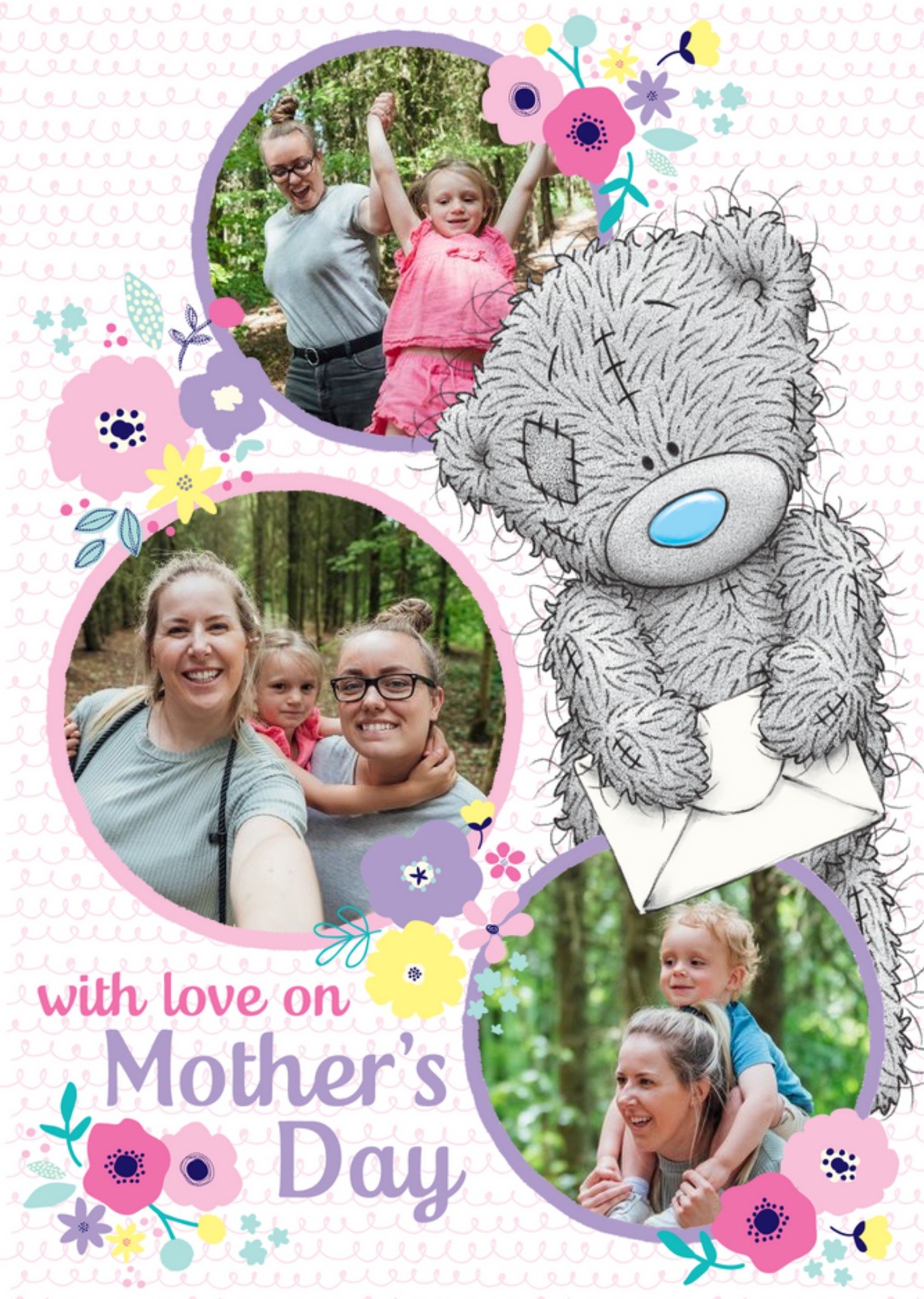 Me To You Photo Mother's Day Card. A Multiple Photo Upload Card For Pictures Of You And Your Mum. Ecard